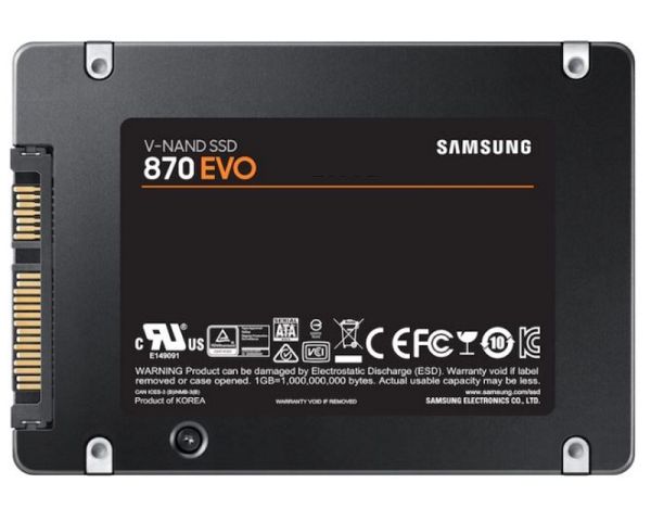 Samsung 1TB 2.5" SATA III MZ-77E1T0B 870 EVO Series SSD