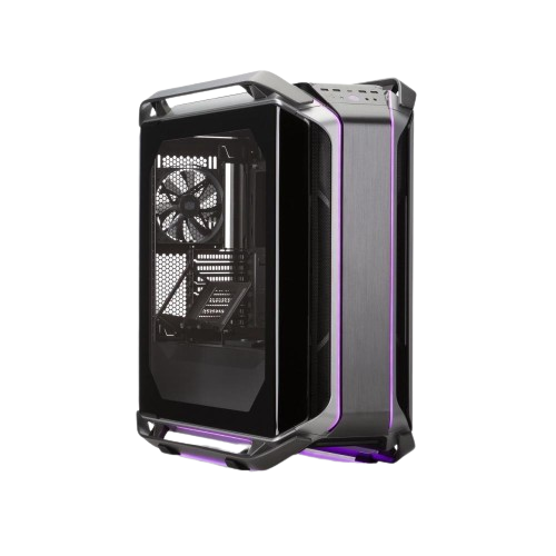 CoolerMaster COSMOS C700M with ARGB Lighting Aluminum Panels a Riser Cable and Curved Tempered Glass