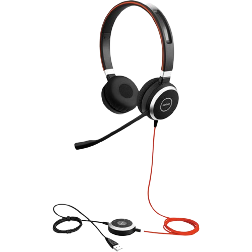 HEADPHONES JABRA EVOLVE 40 USB MS w/mic  6399-823-109