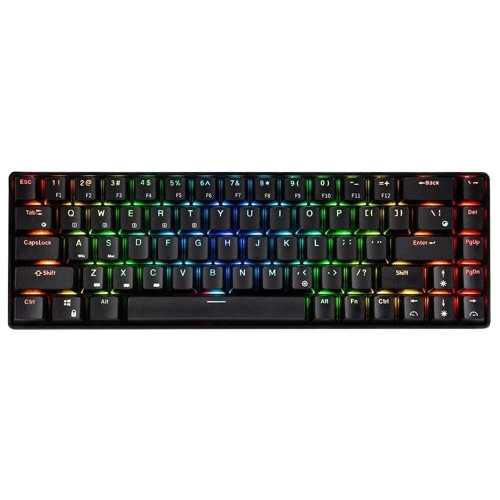 Modecom Volcano LANPARTY RGB BT is a 65% keyboard