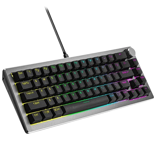 Cooler Master CK720 Hot-Swappable 65% Space Gray Mechanical Gaming Keyboard