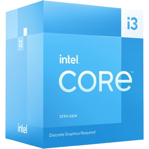 INTEL i3-13100F 3,4GHz QUAD CORE 12MB s.1700, BOX, BX8071513100F