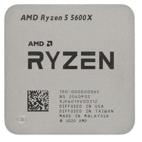 AMD RYZEN 5 5600X, Six Core, 4,6GHz 35MB s.AM4 TRAY