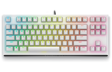 Alienware AW420K Tenkeyless Gaming Keyboard Lunar Light