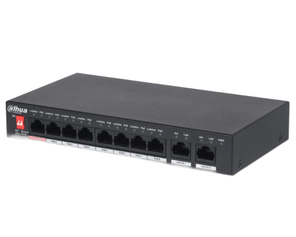 Dahua PFS3010-8ET-96-V2 8PORT FAST Ethernet Poe Switch