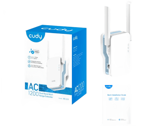 Cudy RE1200 1200Mbps Wi-Fi Range Extender