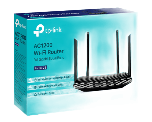Archer C6 AC1200 Wireless Mu-Mimo Gigabit Wi-Fi Router
