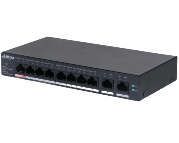 CS4010-8GT-110 10-Port Cloud Managed Desktop Gigabit Switch with 8-Pore Poe