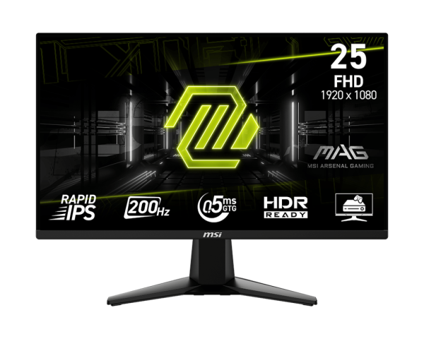 MSI MAG 255F E20 24.5" 200Hz Rapid IPS Gaming Monitor