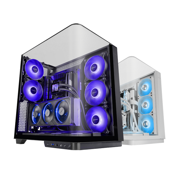 MARS Gaming Case MC-INFINIO ATX ARGB Frameless Case Black