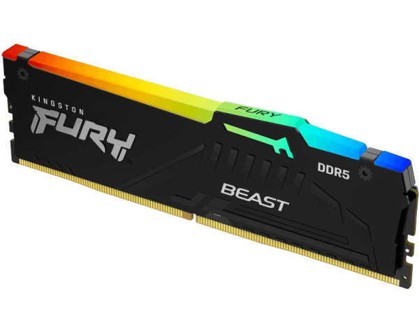 DIMM DDR5 16GB 5600MT / S KF556C40BBA-16 FURY BEAST BLACK RGB XMP