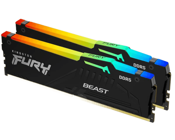 Kingston Fury Beast RGB 64GB (2x32GB KIT) 6000Mhz CL36 EXPO DDR5