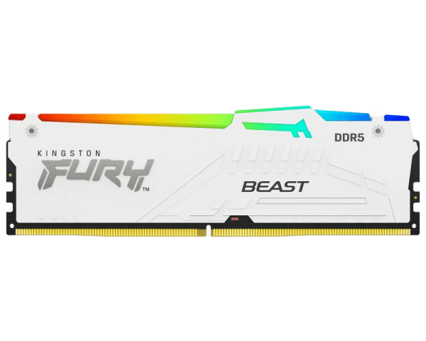 DIMM DDR5 64GB (2x32GB kit) 6000mt / s KF560C36BWEAK2-64 FURY BEAST RGB White Expo