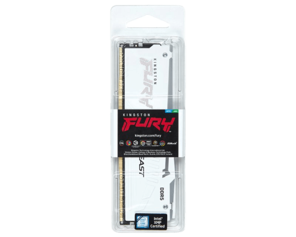 DIMM DDR5 64GB (2x32GB kit) 6000mt / s KF560C36BWEAK2-64 FURY BEAST RGB White Expo