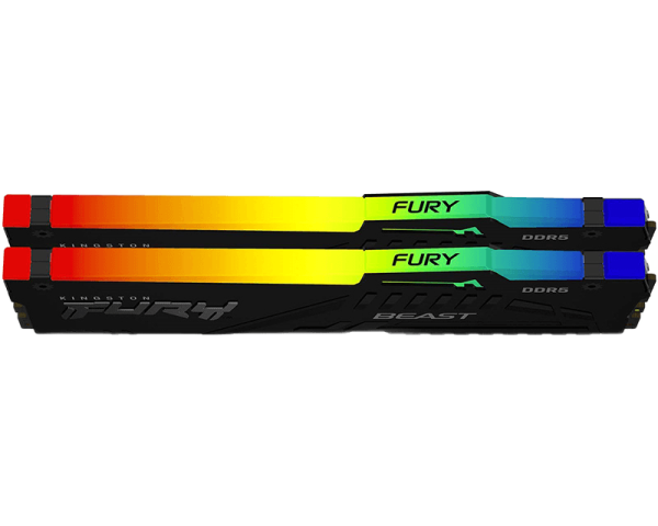 Kingston Fury Beast Black RGB 64GB (2x32GB Kit) CL-Expo 6400Mhz DDR5 
