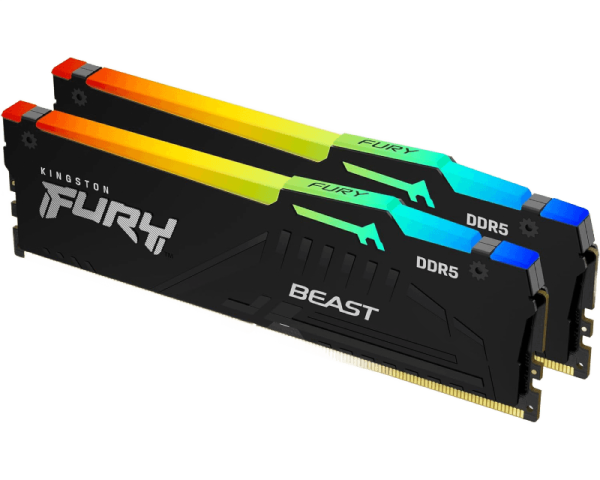 DIMM DDR5 32GB (2x16GB kit) 6000mt / s KF560C36BBE2AK2-32 FURY BEAST RGB EXPO