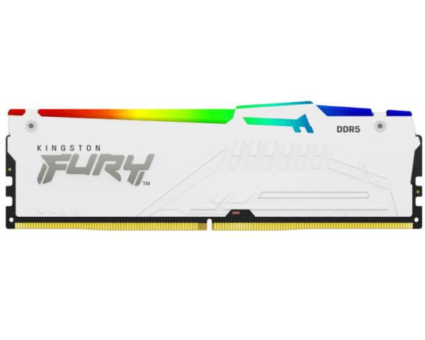 DIMM DDR5 32GB (2x16GB KIT) 6000mt / s KF560C30BWEAK2-32 FURY BEAST RGB White Expo