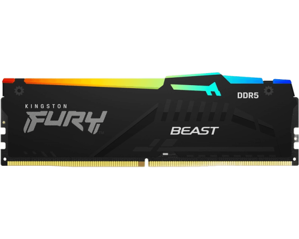 DIMM DDR5 32GB (2x16GB KIT) 6000mt / s KF560C30BBEAK2-32 FURY BEAST BLACK RGB EXPO