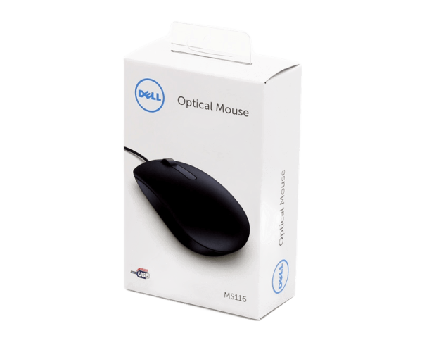 MS116 USB OPTICAL MOUSE BLACK