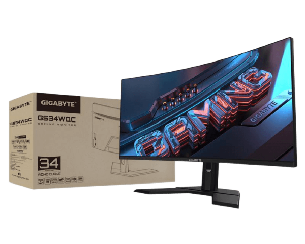 GIGABYTE 34 "QHD 120HZ GS34WQC CURVED GAMING MONITOR