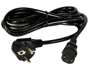 Cable Power Cord for PC 2m, 3x0.75mm