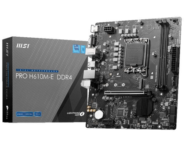 MSI PRO H610M-E DDR4