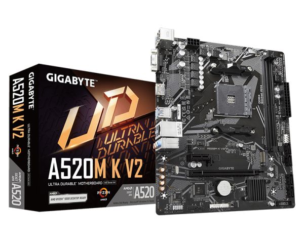 GIGABYTE A520M K V2 REV. 1.x AMD AM4