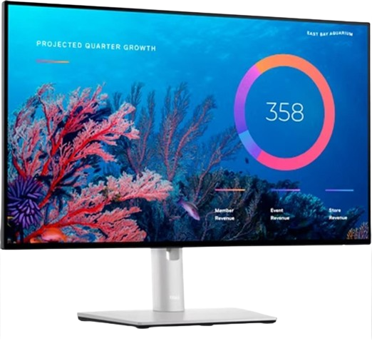 MONITOR 24" DELL U2422HE ULTRASHARP, IPS, 1920 x 1080 , DP, DP (out), HDMI, 1xType-C upstream, 1xType-C downstream, 3xUSB 3.2Gen2, RJ45