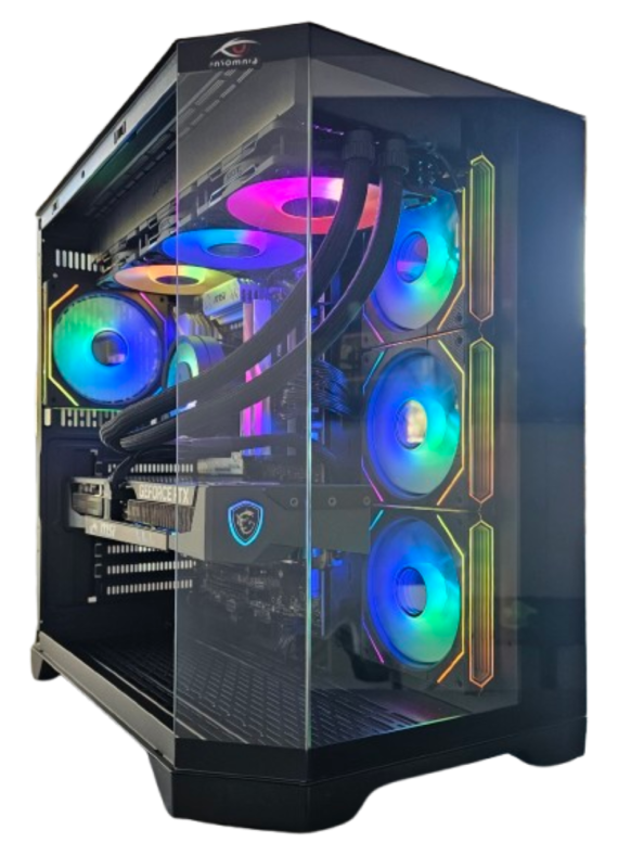 Insomnia Shadow Prism 2 XT: B850, Ryzen 7 7800X3D, 32GB DDR5-6000, RTX5080, 2TB NVMe