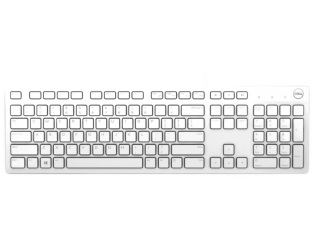 Dell Multimedia KB216 USB US Keyboard White