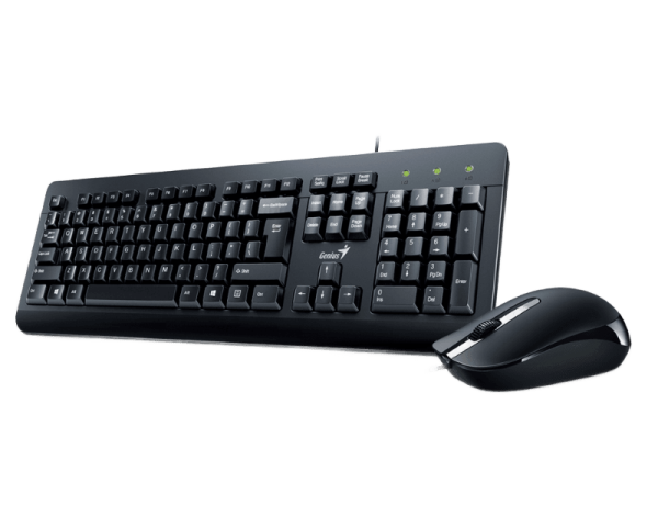Genius km-160 USB Keyboard Black + Mouse