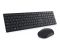 Dell KM5221W PRO Wireless US Keyboard + Mouse Black