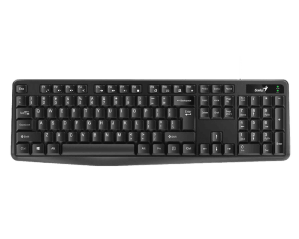 Genius KB-117 USB US Keyboard Black