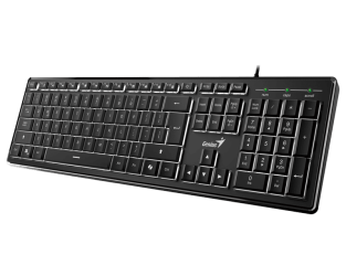 SlimStar 820 USB US Keyboard Black