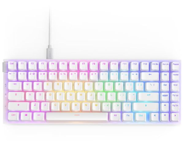 NZXT Function 2 MiniTKL Mechanical Keyboard Us White (KB-002NW-US)
