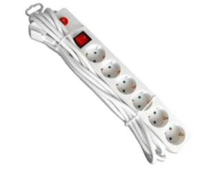 Surge protector 6plug , 1.4m with protection