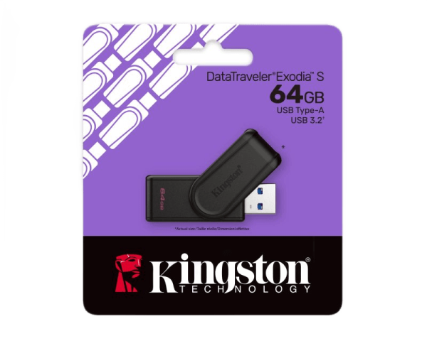 64GB DataTraveler Exodia with USB 3.2 GEN1 DTXS / 64GB