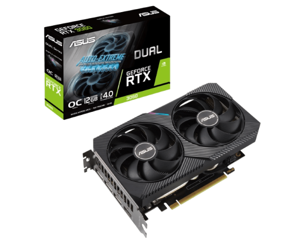 ASUS nVidia GeForce RTX 3060 12GB 192Bit Dual-RTX3060-O12G-V2