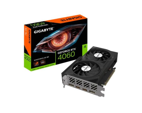 NVIDIA GEFORCE RTX 4060 8GB 128 BIT GV-N4060WF2OC-8GD
