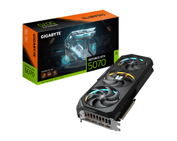 Gigabyte nVidia GeForce RTX 5070 GAMING 12GB 192BIT GV-N5070GAMING OC-12GD REV 1.0