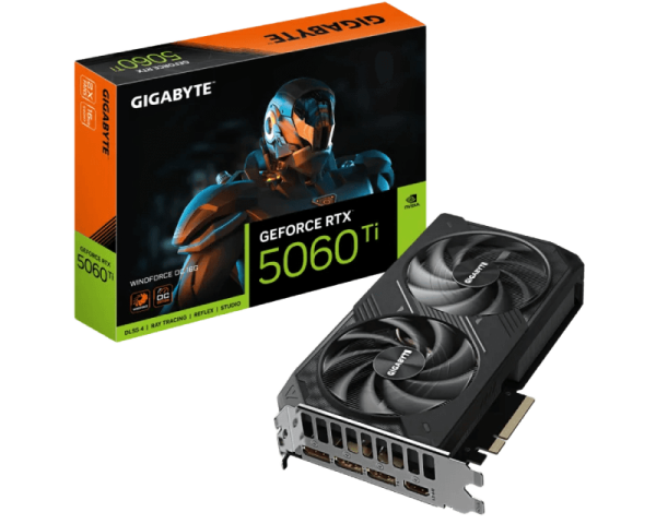 Nvidia GeForce RTX 5060 Ti WindForce 16GB 128bit GV-N506TWF2OC-16GD Rev. 1.0