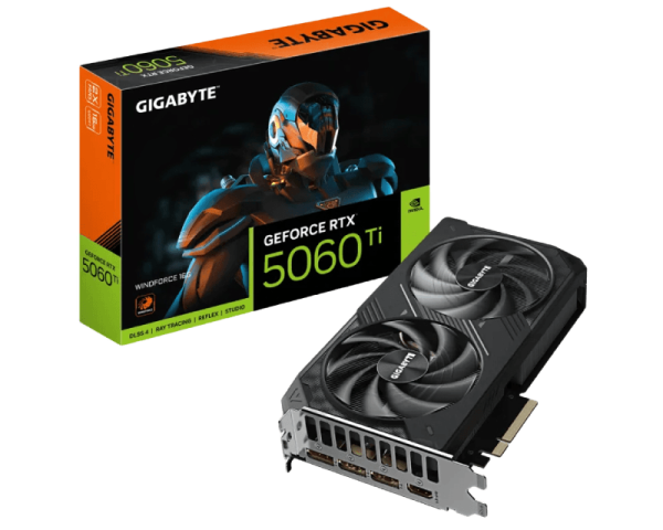 NVIDIA GeForce RTX 5060 TI Windforce 16GB 128bit GV-N506TWF2-16GD rev. 1.0