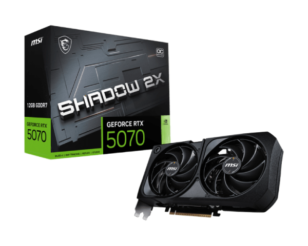MSI nVidia GeForce RTX 5070 12G SHADOW 2X OC 192bit