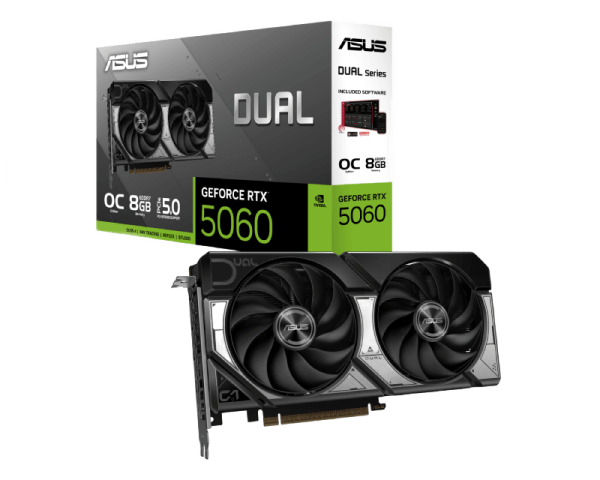 ASUS nVidia GeForce RTX 5060 8GB 128BIT DUAL-RTX5060-O8G