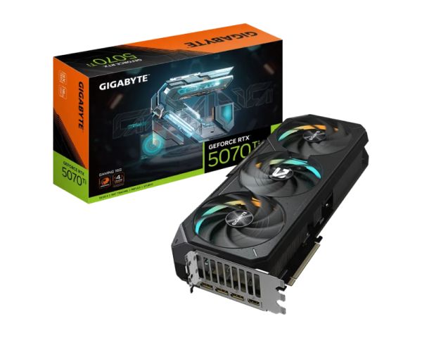 Gigabyte nVidia GeForce RTX 5070 Ti GAMING 16GB 256bit GV-N507TGAMING-16GD rev. 1.0