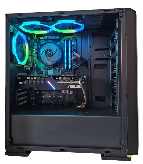 OUTLET A520, Ryzen 5 5500, 16GB DDR4-3200, RX5600XT, 500GB NVMe