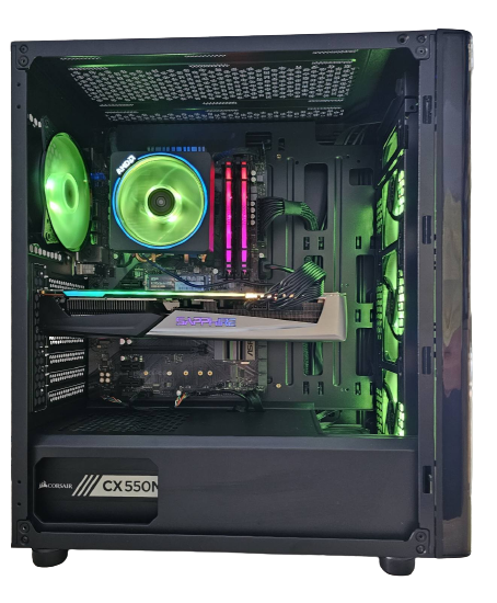 OUTLET B450, Ryzen 7 3700X, 16GB DDR4-3200, RX5700XT, 1TB NVMe