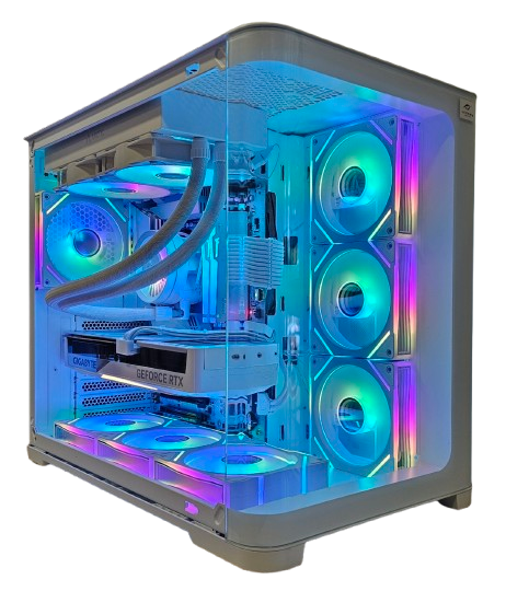 Insomnia Arctic Arcglass: B650E, Ryzen 7 7800X3D, 32GB DDR5-6000, RTX5070Ti 16GB, 1TB NVMe
