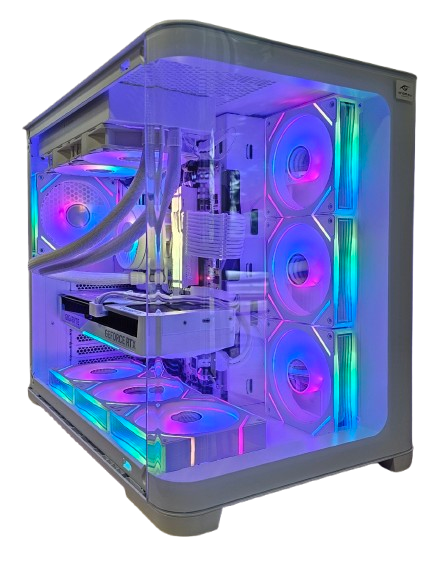 Insomnia Arctic Arcglass: B650E, Ryzen 7 7800X3D, 32GB DDR5-6000, RTX5070Ti 16GB, 1TB NVMe