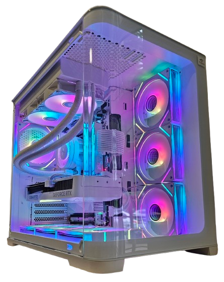 Insomnia Arctic Arcglass: B650E, Ryzen 7 7800X3D, 32GB DDR5-6000, RTX5070Ti 16GB, 1TB NVMe